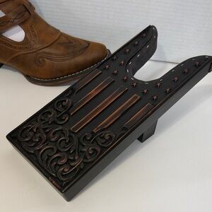Brown and Black Boot Jack